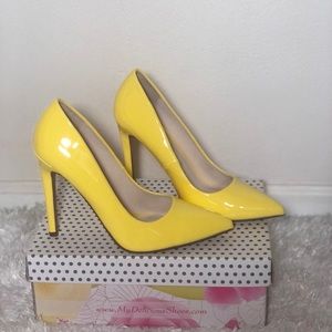 Yellow heels